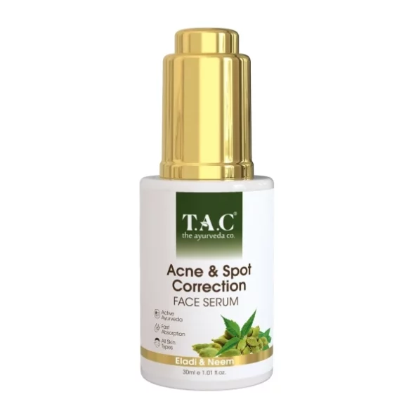 TAC - The Ayurveda Co. With Eladi And Neem Face Serum For Acne And Oil Control, 30 ml, Herbkart8t751f0kHKcJHL.webp, Herbkart8t751f0kHKcJHL