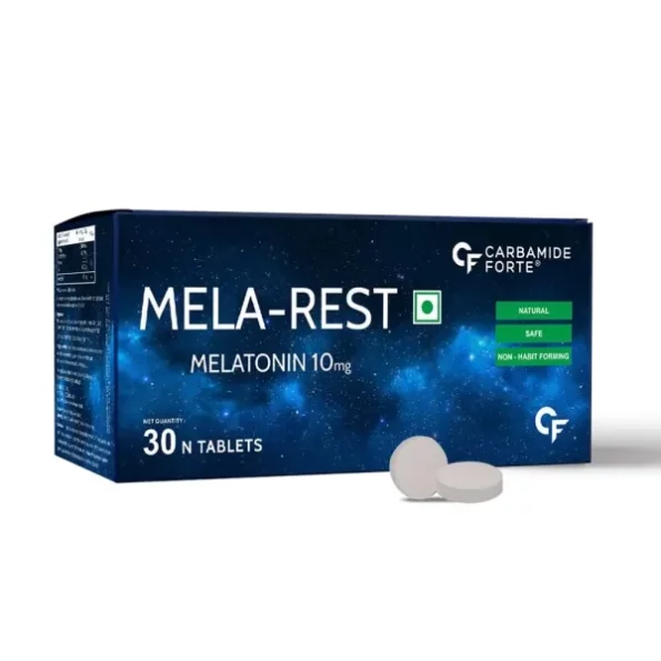 Carbamide Forte Melatonin 10mg Sleeping Aid Pills, Sleep Supplement - 30 Veg Tablets, Herbkart8t751yMRbNXr0L.webp, Herbkart8t751yMRbNXr0L