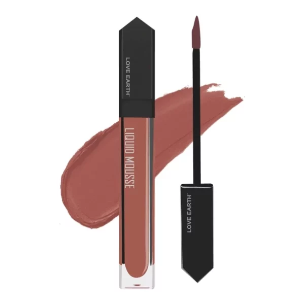 Love Earth Liquid Mousse Lipstick - Appletini Matte Finish - 6ml, Herbkart8t751g8IFpEQDL.webp, Herbkart8t751g8IFpEQDL