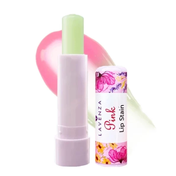 Lavenza pH Based Natural Pink Lipstain & Lip Balm (2in1) | Long Lasting PINK shade, Nourishing, Water Proof, Vegan | With Grapeseed Oil & Plant Butters | FREE FROM Synthetic Base & Cheap Fillers | Safe for Kids, Teens | 5gm, Herbkart8t751rob1HPsiL.webp, Herbkart8t751rob1HPsiL