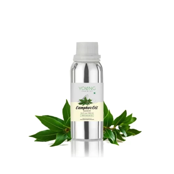 Young Chemist Camphor Essential Oil - 100ml | High Concentration, Pure Oil for Enhancing Focus, Sleep Quality & Air Purification | Versatile for DIY Beauty, Health Therapies & Spiritual Practices, Herbkart8t751kAq11HoiL.webp, Herbkart8t751kAq11HoiL