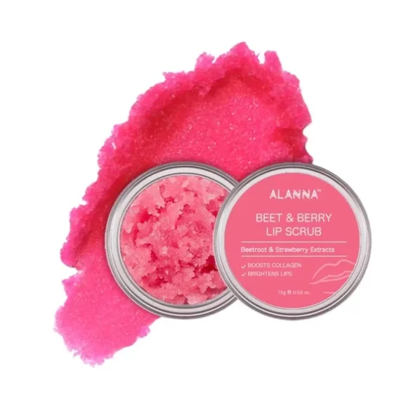 ALANNA Beet & Berry Lip Scrub Balm, 15 gm, Herbkart8t761Rf1BqIU0L.webp, Herbkart8t761Rf1BqIU0L