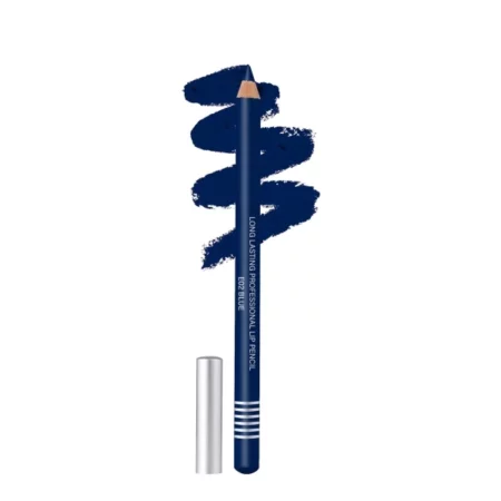 COLORS QUEEN Matte Lip Liner Pencil | Non Transfer Lip Liner For Professional Makeup | Lip Liner Pencil Waterproof (E-02, Blue)