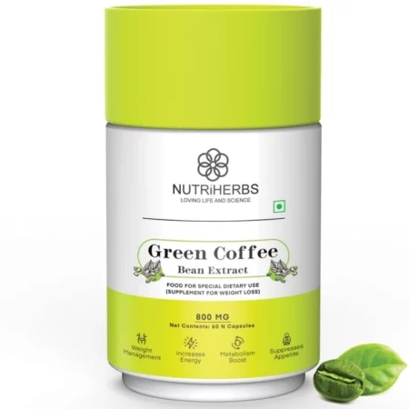 Nutriherbs Green Coffee Extract Capsules, 800mg, 60 Capsules