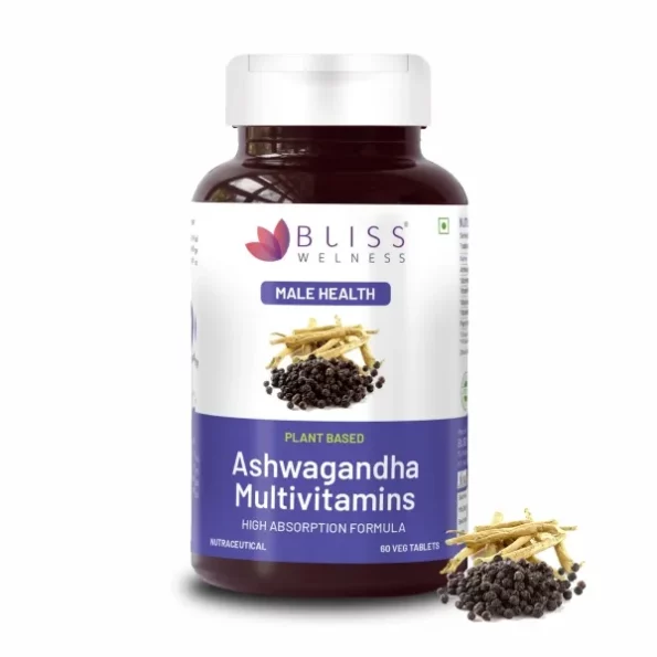 Bliss Welness Pure Ashwagandha 1000Mg + Multivitamins - 60 Vegetarian Tablets, Herbkart8t7715jC0veNnL.webp, Herbkart8t7715jC0veNnL