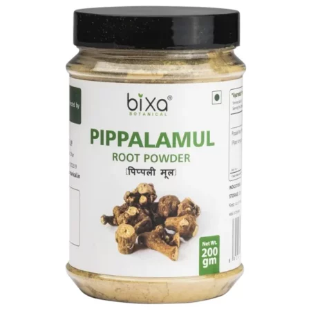 Pippali mool Powder- 200 Gm, Pack of 1 (Piper Longum Root) | Supports Digestive & Respiratory Health Bixa Botanical