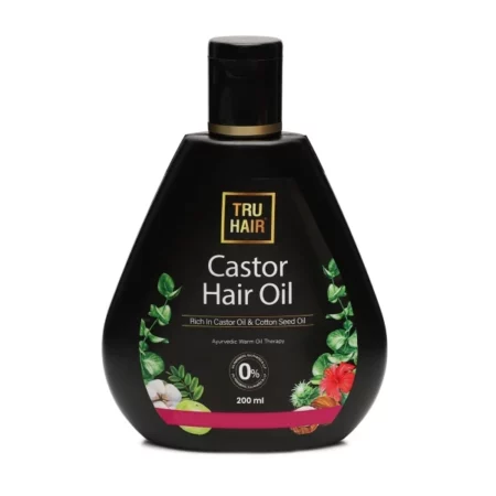 Tru Hair Castor Hair Oil Refill Pack-200ml