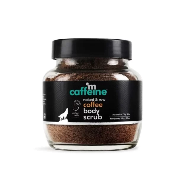 mCaffeine Exfoliating Coffee Body Scrub Powder Jar for Tan Removal&Soft-Smooth Skin|De-Tan Bathing Scrub With Coconut Oil,Removes Dirt&Dead Skin From Neck,Knees,Elbows&Arms| All Skin Types-100Gm, Herbkart8t761AmxJYXT5L.webp,