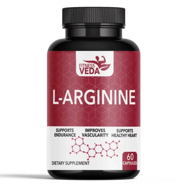 FITNESS VEDA L Arginine Supplement - L-Arginine Capsules 1000mg - (60 Capsules), Herbkart8t761d2-2X0euL.webp, Herbkart8t761d2 2X0euL