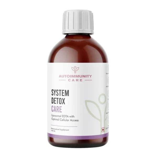 Autoimmunity Care: System Detox Care - Liposomal EDTA with Optimal Cellular Access Comprehensive Wellness 100ML Oil available on Herbkart