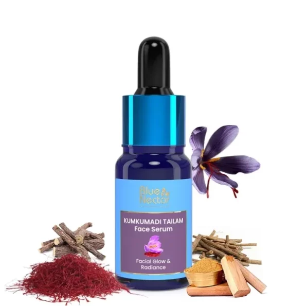 Blue Nectar Kumkumadi Tailam Skin Brightening Face Oil (26 Herbs, 10 ml), Herbkart8t761gVcfoOqyL.webp, Herbkart8t761gVcfoOqyL