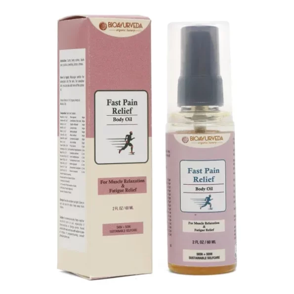 Fast Pain Relief Body Oil For Muscle Relaxation & Fatigue Relief 60 Ml available on Herbkart