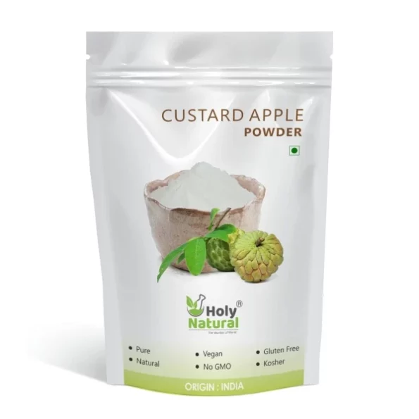 Holy Natural Custard Apple Powder, Shitaphal Powder - 200 GM, Herbkart8t761TBixVg4JL.webp,