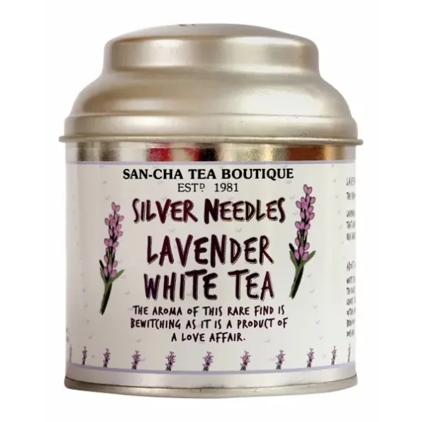 SAN-CHA Tea Boutique, Lavender White Tea, Silver Needles Tea, 25G Loose Leaf Tea, Supports Calmness, Rich in Antioxidants, Relaxing Tea, Herbkart8t7718gB9ePUnL.webp, Herbkart8t7718gB9ePUnL