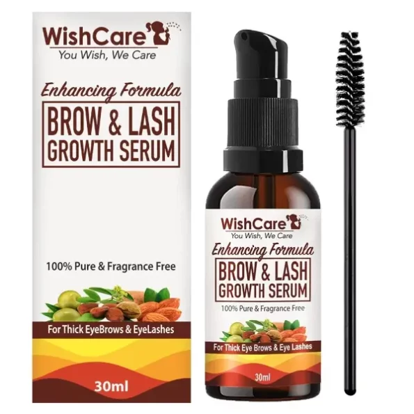 WishCare Brow & Lash Growth Serum - 30ml available on Herbkart