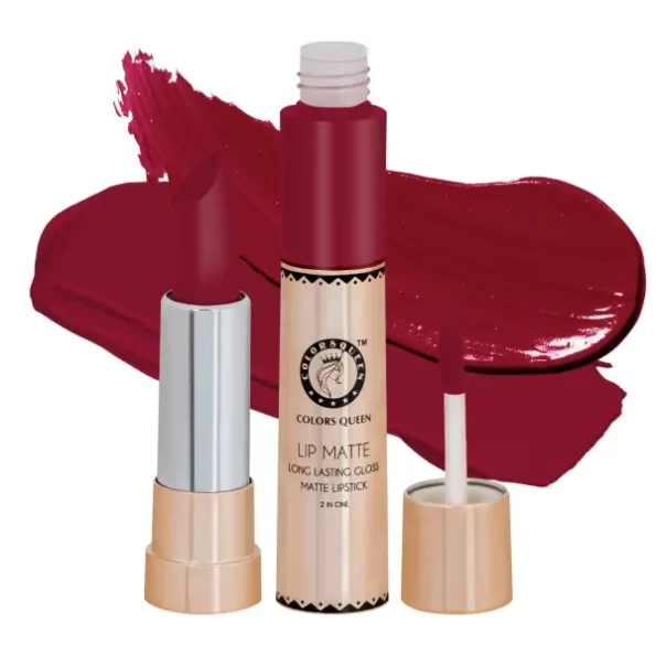 Colors Queen 2 in 1 Matte Lipstick (44 - Coral 8g), Herbkart8t771wL3qrqRjL.webp, Herbkart8t771wL3qrqRjL