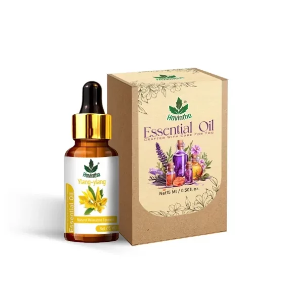 Havintha Ylang-Ylang Essential Oil For Deminishes Acne and Helpful For Hair Lice - Pure Aroma - 15ml., Herbkart8t7717NiOqmRyL.webp, Herbkart8t7717NiOqmRyL