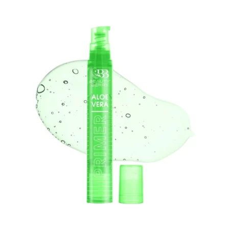 Beauty Berry Aloe Vera Makeup Base Primer - 25ml | Non-Greasy Formula Fine Lines and Pores Minimizer Primer | Hydrating & Moisturizing, Long Lasting Primer for Face Makeup Infused with Aloe Vera