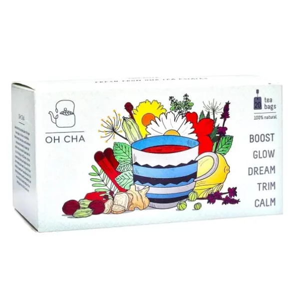 OH CHA - Assorted Tea Bags, 20 Assorted Green Tea Bags, Herbkart8t761iJdnwnm2L.webp, Herbkart8t761iJdnwnm2L