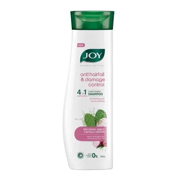 Joy Red Onion Shampoo for Hair Fall Control (340ml) available on Herbkart