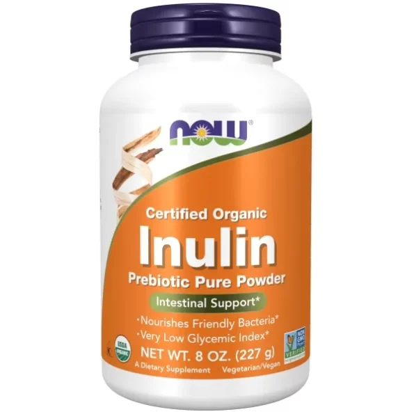 Now Foods Organic Inulin Pure Powder - 227 g, Herbkart8t771KrZx9cRTL.webp,