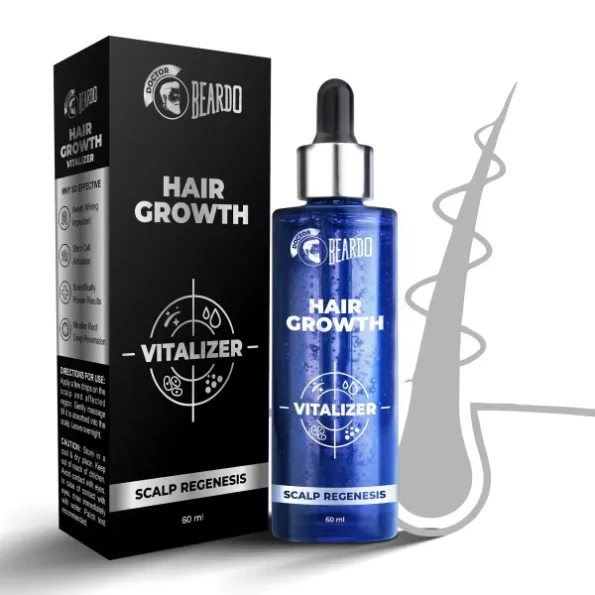 BEARDO Hair Growth Serum, 60 Ml|Biotin Hair Growth|Redensyl Stem Cell Activation|Caffeine Product Dht Blocking|Non-Sticky|Non-Oily|Non-Greasy|Advanced Hair Growth Vitalizer|Hair Growth Oil, Herbkart8t771520JVluJ8L.webp, Herbkart8t771520JVluJ8L