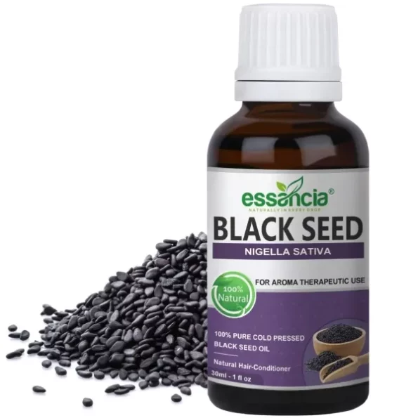 Essancia Powerful Black Seed Oil for Immune Support & Overall Health, 100% Pure & Natural, Cold Pressed, Unrefined Therapeutic Grade (30ml), Herbkart8t761QBZDCDLbL.webp, Herbkart8t761QBZDCDLbL
