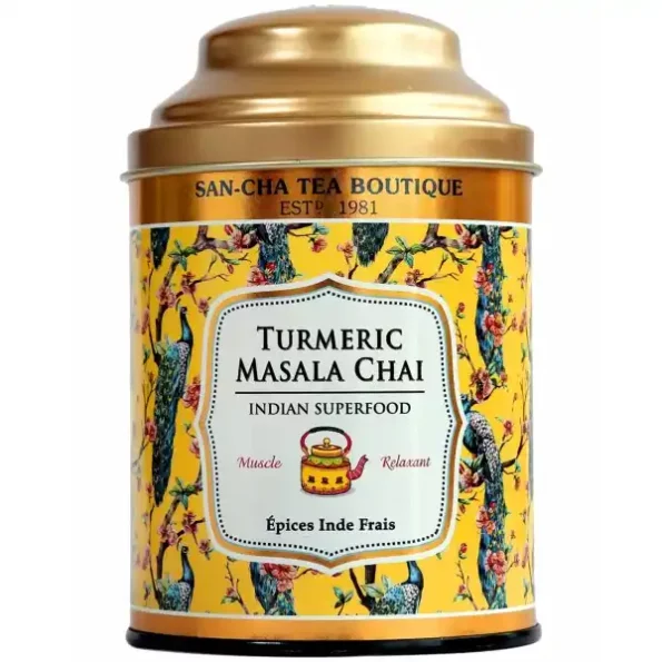 Sancha Tea Boutique, Turmeric & Ginger Masala Chai, Superfood Tea Blend, Wellness Chai, Anti-inflammatory tea, real golden milk tea, 100gm loose leaf tea, Herbkart8t781hBP0w20OUL.webp, Herbkart8t781hBP0w20OUL