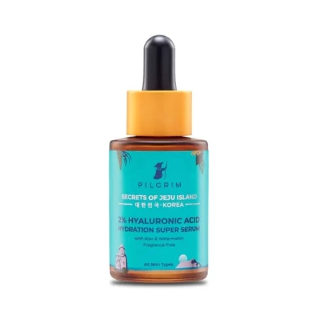 Pilgrim 2% Hyaluronic Acid Hydration Super Serum With Kiwi Extracts For Hydrated Skin For Unisex Of All Skin Types Korean Skin Care, 30ml