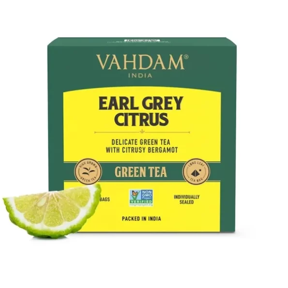 VAHDAM, Earl Grey Citrus Green Tea Bags (15 Count)dividually Wrapped Pyramid Tea Bags, Finest Earl Grey Tea Bags, Herbkart8t751jg-3A4b20L.webp, Herbkart8t751jg 3A4b20L