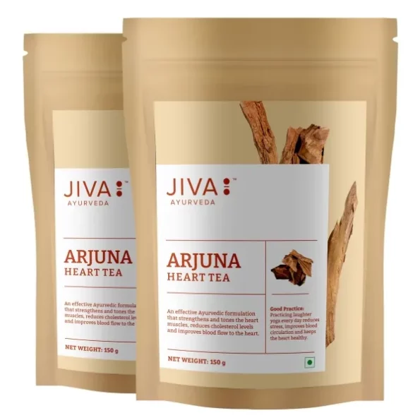 Jiva Arjuna Tea, Caffeine Free Tea, Ayurvedic Tea - 150Gm, Herbkart8t771E0VnykIkL.webp, Herbkart8t771E0VnykIkL