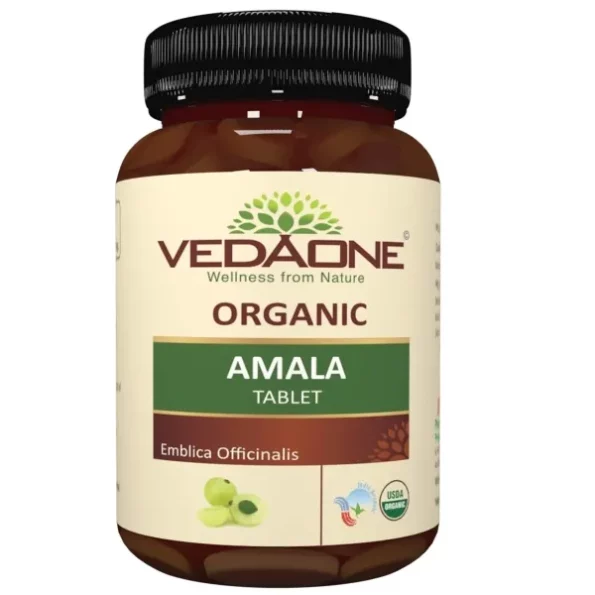 Vedaone Organic Amala 750mg, 60 Tablets Helps For Hair Growth and Overall Wellness (), Herbkart8t771nR20xWEQ3L.webp,