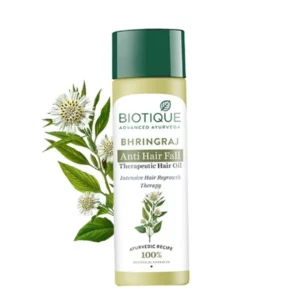 Biotique Bhringraj Therapeutic Hair Oil for Falling Hair | Intensive Hair Regrowth Treatment | Nourishing Hair Follicles| Strong and Shiny Hair| For All Skin Types| 200ml, , Herbkart8t7514R3CJYTdL