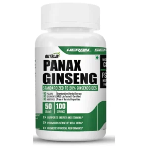 NutriJa 100% Pure Panax Ginseng Extract- 50 Grams available on Herbkart