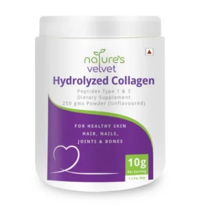 Nature's Velvet Hydrolysed Collagen Powder - 250G Unflavoured available on Herbkart