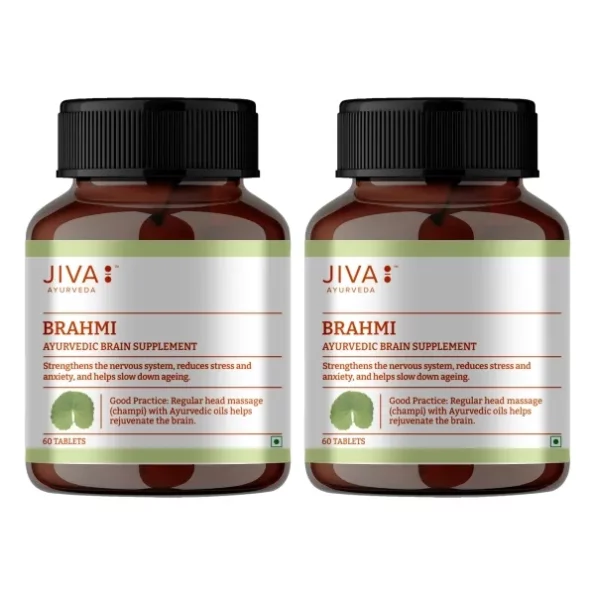 Jiva Brahmi Tablets 500Mg - 60 Tablets available on Herbkart