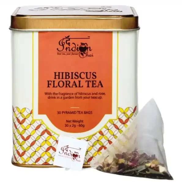 The Indian Chai - Hibiscus Blossom Tea 30 Pyramid Tea Bags, Herbkart8t7810-MUrsy9L.webp, Herbkart8t7810 MUrsy9L