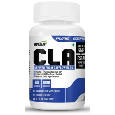 NUTRIJA CLA 1000mg (Conjugated Linoleic Acid), Non Stimulatory Fat Burner - 60 Capsules