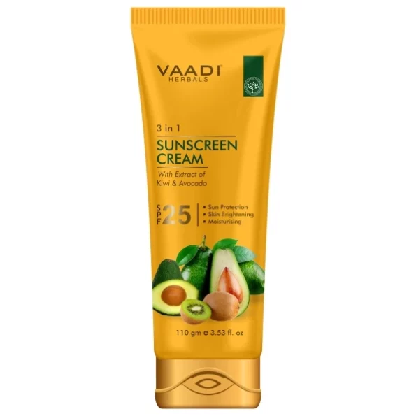 Vaadi Herbals Sunscreen Cream SPF-25, 110g available on Herbkart