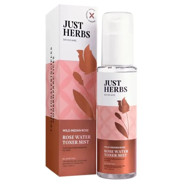 Just Herbs Natural Alchol Free Rose Water Spray & Just Herbs - Cascade Moisturizing Day Care Face and Body Lotion, Herbkart8t7614jVhg20iFL.webp, Herbkart8t7614jVhg20iFL