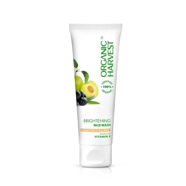 Organic Harvest Brightening Face Wash for Deep Cleansing - 100g, Herbkart8t751P97uxm7nL.webp,