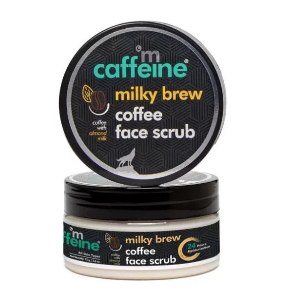 mCaffeine Milk & Coffee Moisturizing Face Scrub for Gentle Exfoliation & Tan Removal, Herbkart8t761iYqzvn2sL.webp, Herbkart8t761iYqzvn2sL