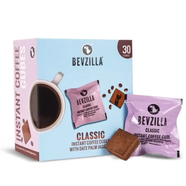 Bevzilla 30 Instant Coffee Cubes Pack with Organic Date Palm Jaggery, 5 Flavours (Classic), Herbkart8t761t-qXn11RL.webp, Herbkart8t761t qXn11RL