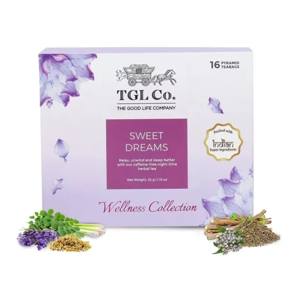 TGL Co. Sweet Dreams Chamomile Herbal Tea | Chamomile Tea for Sleep | 16 Tea Bags, Herbkart8t771WyC7GAQmL.webp, Herbkart8t771WyC7GAQmL