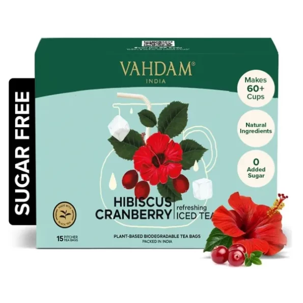 Hibiscus Cranberry Iced Tea Bags (15 Pitcher Tea Bags), Herbkart8t761-dv16P1WL.webp, Herbkart8t761 dv16P1WL