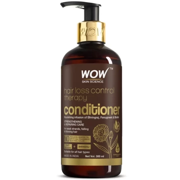 WOW Skin Science Hair Loss Control Therapy Conditioner Lemon & Rosemary For All Hair Types, 300 Millilitre, Herbkart8t761rrxS3VfKL.webp,