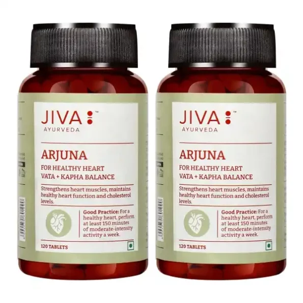 Jiva Arjuna - 120 * 2 Tablets, Promotes Heart Health available on Herbkart