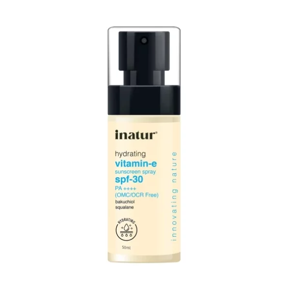 inatur Vitamin E Sunscreen Spray SPF 30 PA++++, 50ml available on Herbkart