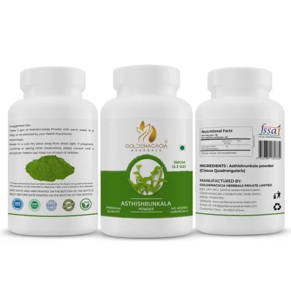 Goldenacacia Herrbals Asthishrunkala 150gm powder available on Herbkart