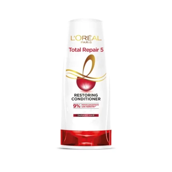 (LOREAL) L'Oréal Paris Conditioner, With Pro - Keratin + Ceramide, Total Repair 5, 180ml, Herbkart8t751EGhMDukbL.webp, Herbkart8t751EGhMDukbL